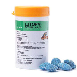 Родентицид Шторм 4 G BB 0.005% BASF 1 кг, Фасовка: Проф упаковка 150 г | Agriks
