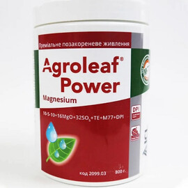 Удобрение Агролиф Пауер Магний 10-5-10 +16MgO + 32SO3 800 г (Agroleaf Power Magnesium) Libra agro, Фасовка: Проф упаковка 800 г | Agriks