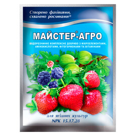 Удобрение Мастер-Агро для ягодных культур 100 г | Agriks