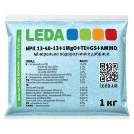 Добриво Leda NPK 13-40-13 +1MgO+TE+GS+Amino Leda Agro, Фасовка: 1 кг | Agriks
