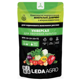 Удобрение Универсал NPK 20-20-20+ТЕ Leda Agro 1 кг | Agriks