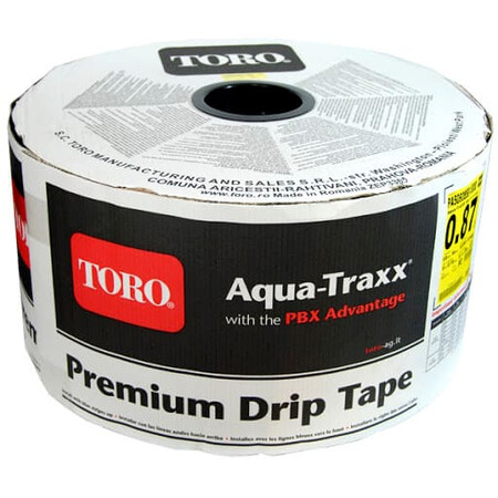 Крапельна стрічка AQUA-TRAXX щілинна 5 mil 10 см, 15 см, 20 см 1,14-1,41 л / г 3 048 м | Agriks