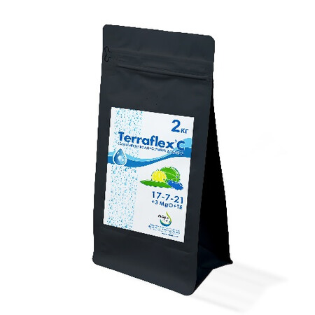Удобрение Террафлекс-C 17-7-21+3MgO+TE 2 кг (Terraflex- C) Libra agro, Фасовка: Проф упаковка 2 кг | Agriks
