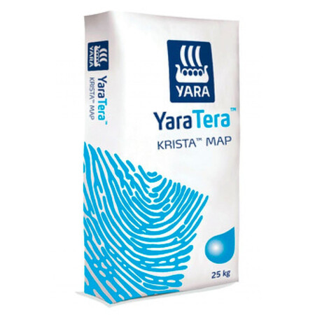 Минеральное удобрение Krista MАP моноамоний фосфат 25 кг Yara | Agriks