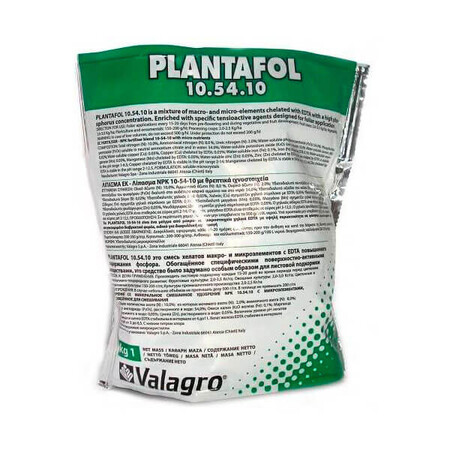 Мінеральне добриво Плантафол 10+54+10 Valagro від 250 г, Фасовка: Проф упаковка 1 кг | Agriks