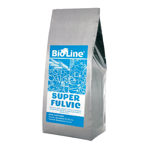 Органо-минеральное удобрение Био Лайн Супер Фульвик от 500 г (Bio Line Super Fulvic) Libra agro, Фасовка: Проф упаковка 20 кг | Agriks
