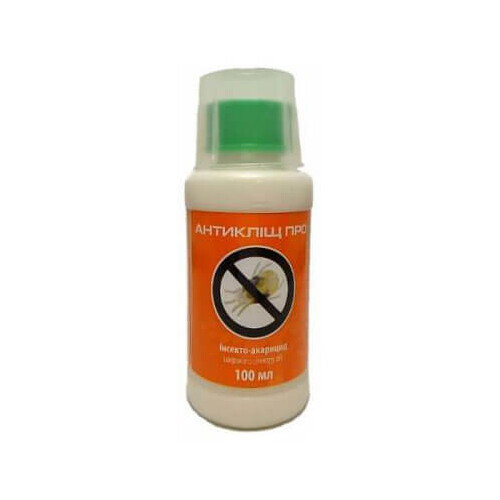 Инсектицид Антиклещ Про UKRAVIT от 10 мл, Фасовка: Средняя упаковка 100 мл | Agriks