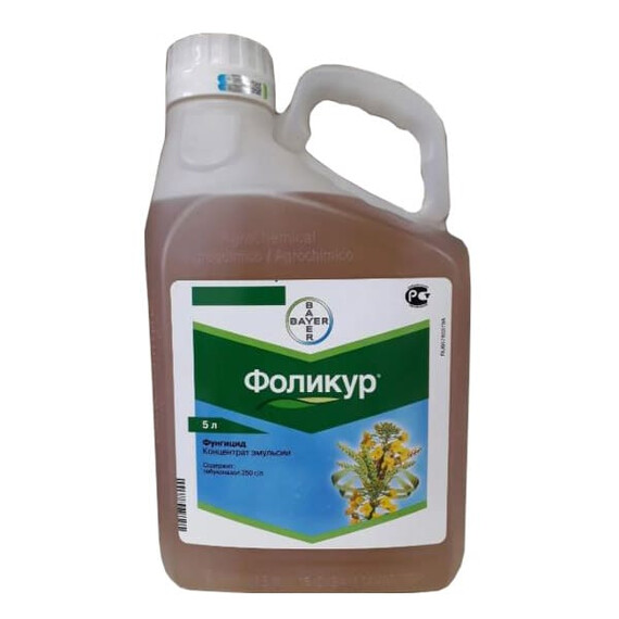Фунгіцид Фолікур 25% Bayer CropScience AG 5 л, Фасовка: Каністра 5 л | Agriks