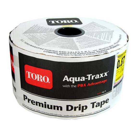 Капельная лента AQUA-TRAXX щелевая 5 mil 10 см,15 см, 20 см 1,14-1,41 л/г  2 900 м | Agriks