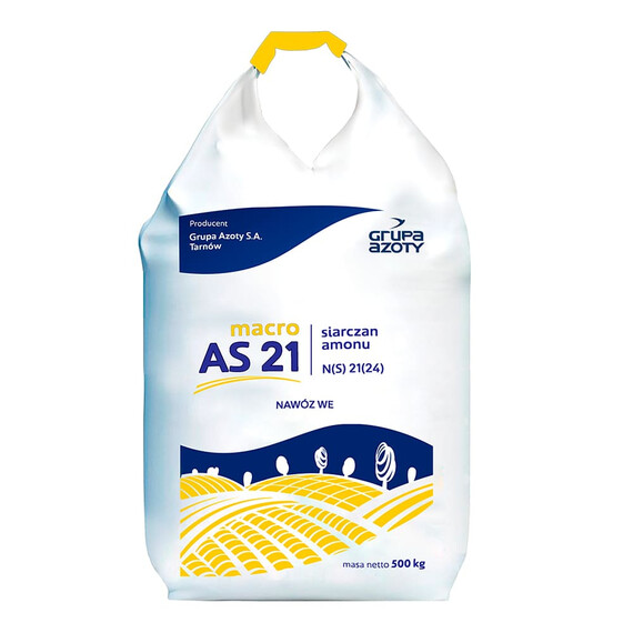 Мінеральне добриво Siarczan AS 21 N-21 S-24 macro Yara 500 кг | Agriks