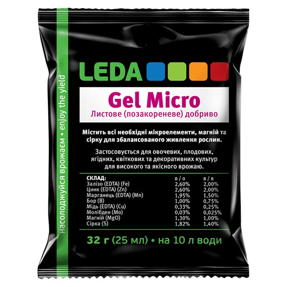 Leda Gel Micro Leda Agro добриво, Фасовка: Міні упаковка 25 мл | Agriks