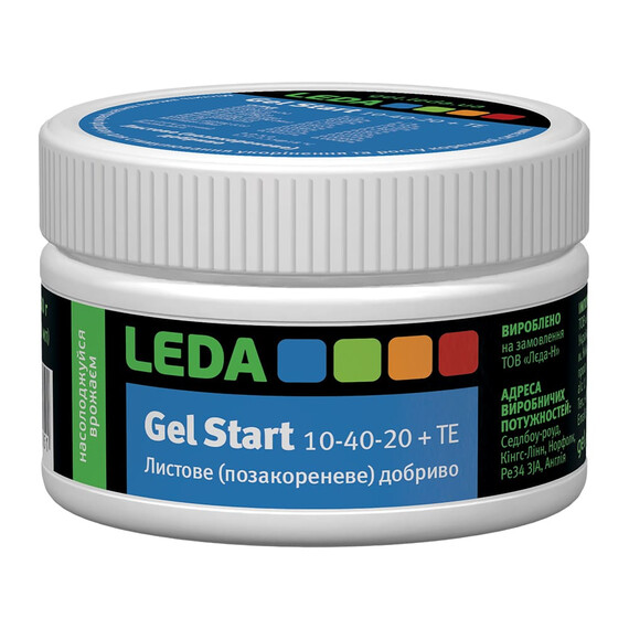 Leda Gel Start 10-40-20 + TE Leda Agro добриво, Фасовка: Середня упаковка 100 мл | Agriks