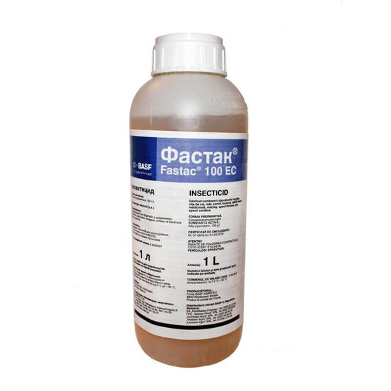 Инсектицид Фастак КЕ BASF 1 л, Фасовка: Флакон 1 л | Agriks